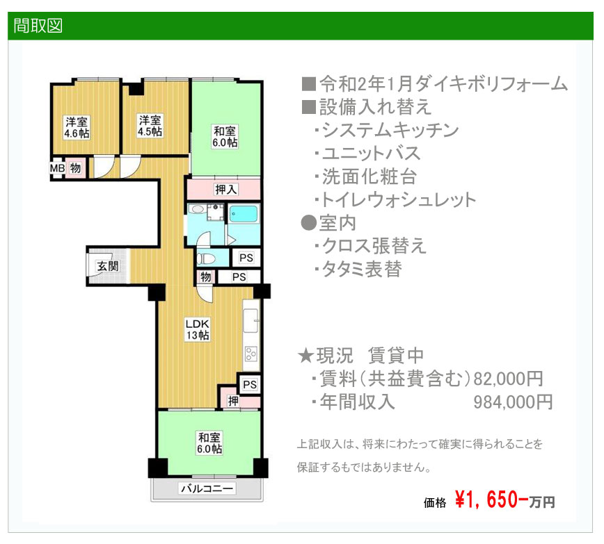 吹田市　ルネ千里丘参号棟